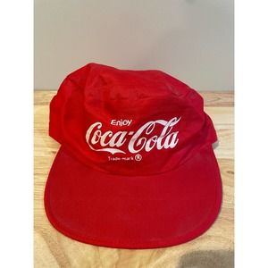 Vintage Coca Cola Hat Cap Stretch Fit Painters Hat